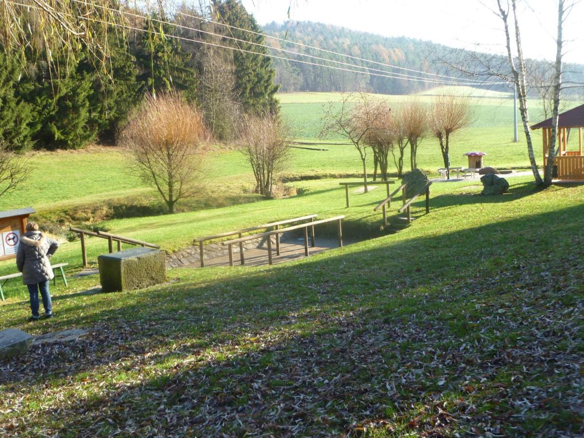 Blockhaus Mit Wlan Bayern Villa Stamsried Exteriör bild